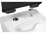 RAVAK - Vita WC sedátko, Slim, SoftClose, černá X01862