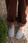 OmaKing Felt Slippers šedé