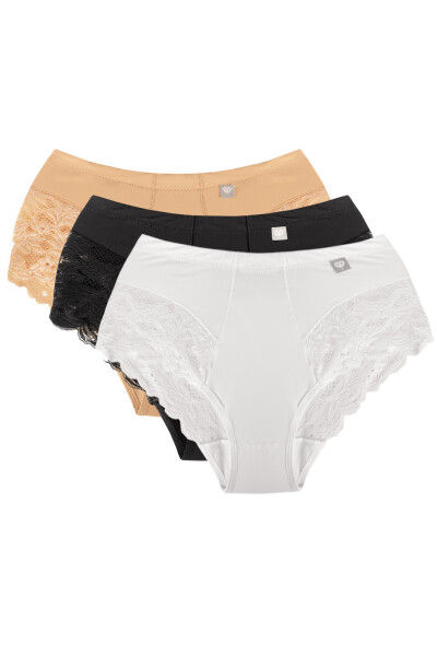 Wol-Bar Diamond 3506 3-pack barva: béžová-černá-bílá 2XL
