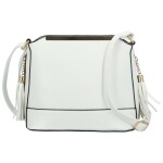 Módní dámská koženková crossbody kabelka Vaios, bílá