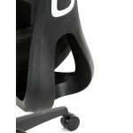 Kancelářská židle, synchronní mechanismus, černá síťovina, KA-Y358 BK
