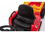 Mamido Elektrický traktor s vlečkou T2 červený 12V7Ah EVA kola