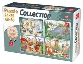 DEICO Puzzle Zvířecí přátelé 4v1