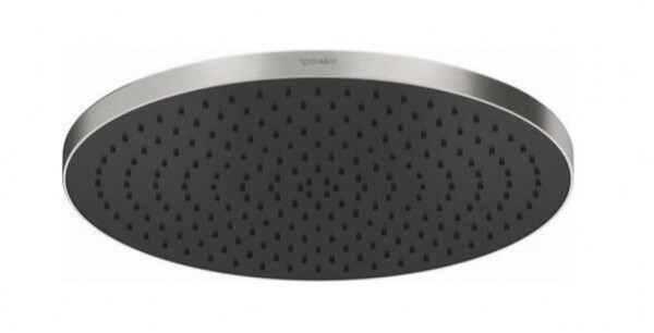 DURAVIT - Sprchy Hlavová sprcha, průměr 23 cm, MinusFlow, kartáčovaný nerez UV0662017070