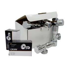 MEREO - Klum Ventil rohový, s vřetenem, pochr. mosaz, 1/2"x3/4" - 40ks CR39VAKCE