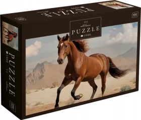 INTERDRUK Puzzle Wild Horses 2: Hnědý divoký kůň
