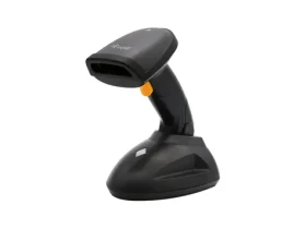 Equip 2D snímač čárových kódů černá / Snímač čárových kódů / 433MHz / 1D/2D / dlouhý dosah / IP54 / stojánek (351026)
