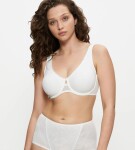 WILD ROSE SENSATION - Minimizer: opticky o jeden košíček menší, přirozeně zaoblená Triumph SILK WHITE 90F