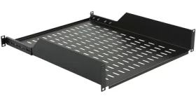 Lanview 19" police do racku (RAS410BL) / Police do racku / 2U / hloubka 550 mm (RAS410BL)