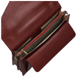 Luxusní kožená aktovka Delami Vera Pelle Belinda, vínová