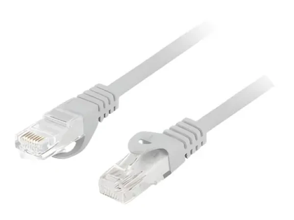 Lanberg patch kabel Cat6 šedá / Patch kabel / UTP / LSZH / 1 m (PCU6-10CU-0100-S)