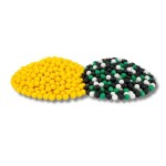 Cukrové perly SweetArt žluté a Football mix 5 mm (120 g)