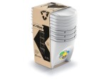 Koš na tříděný odpad SORTIBOX 4x25l popelavě šedý - rozbaleno - poškozený obal