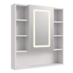 REA - Zrcadlová skříňka s LED osvětlením Luna 70x80cm REA-M0405