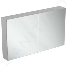 IDEAL STANDARD - Mirror&Light Zrcadlová skříňka 1200x700 mm, hliník T3593AL