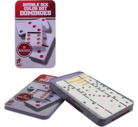 Domino v kovovém boxu