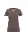 Triko dámské V-NECK LADY PAYPER kouřové s krátkým rukávem velikost: S