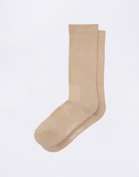 Organic Basics Core Tennis Crew Socks 3-pack Sandstone 39-42