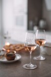 Bella Rose Sklenice na víno Nasávam vianočnú atmosféru – SK, čirá barva, sklo, 350 ml