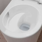 HANSGROHE - EluPura S Závěsné WC se sedátkem SoftClose, Rimless, AquaHelix Flush, EcoSmart, bílá 60344450