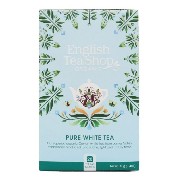 English Tea Shop Čaj bílý čistý, 20 sáčků