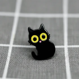 Pinarna.cz Černá sedící kočička