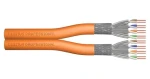 DIGITUS CAT 7 S/FTP oranžový / Instalační kabel / 500 m / AWG 23/1 / LSZH / B2ca / 1200 MHz (DK-1745-VH-D-5)