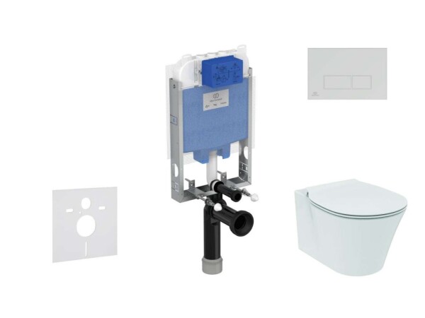 IDEAL STANDARD - ProSys Set předstěnové instalace, klozetu a sedátka Connect Air, tlačítka Oleas M2, Aquablade, SoftClose, bílá ProSys80M SP91