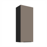 Horní skříňka Aria 45 G-108 1F Barva korpusu: Černá, Barva dvířek: BL - Black AFM