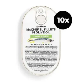 Filety z makrely v olivovém oleji - GymBeam (10 x 170 g) (108850-3-10x170g)