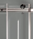 Aquatek - TEKNO R14 Chrom Luxusní sprchová zástěna obdélníková 100x80cm , sklo 8mm, výška 195 cm, varianta pravá TEKNOR14-102