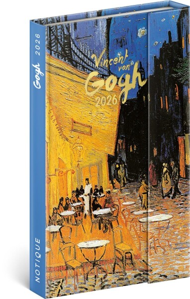 Diář 2026: Vincent van Gogh - týdenní, magnetický, 13 x 21 cm