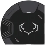 Diablo Chairs Protiskluzová podložka pod herní židli černo-šedá / Podložka / kulatá / protiskluzová (2093)