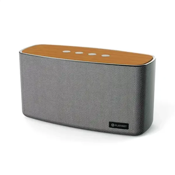 PLATINET PMG096 Deno šedo-hnědá / bezdrátový reproduktor / 2x 15 W / 2.0 / BT v4.0 / AUX / 2600 mAh (PMG096)