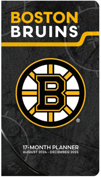 JF Turner Planovací kalendář Boston Bruins 2025 17 měsíční