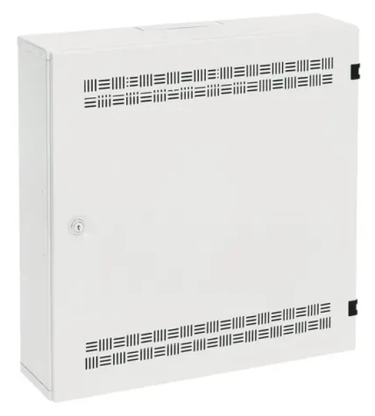 Solarix LC-18 bílá / Nástěnný datový rozvaděč / 550x550x150 mm / lišty 2U, 4U, 11U / IP20 (86000572)