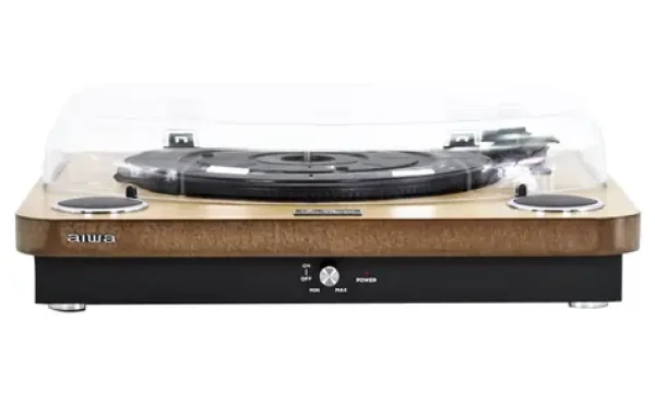 Aiwa GBTUR-120WDMKII wood / gramofón / 33 45 78 RPM / USB / SD karta / BT (GBTUR-120WDMKII)