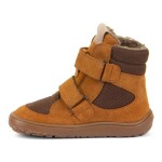 Dětské zimní barefoot boty TEX WINTER Cognac Froddo G3160247-4 - 38