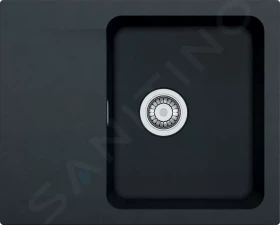 Franke Tectonitový dřez OID 611-62, 62x50 cm, černá 114.0288.569