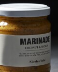 Nicolas Vahé Kokosová marináda s mangem 200 g, žlutá barva, oranžová barva, bílá barva, sklo