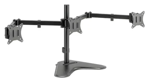 Stolní držák pro 3 monitory 17-27" / Držák pro monitor / nosnost 7 kg (BP0174)