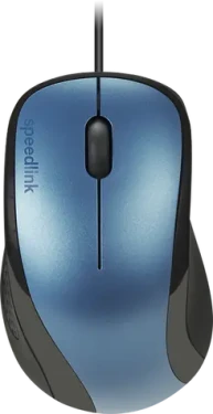 KAPPA Mouse - USB modrá / drátová myš / optická / 1000 DPI / 3 talčítka / USB / 1.4m (SL-610011-BE)