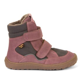 Dívčí zimní barefoot boty TEX WINTER Gray Pink, Froddo, G3160233-6, růžová - 39