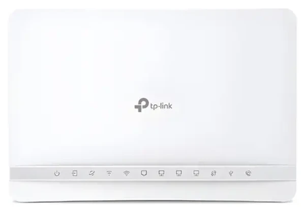 TP-Link VX231v bílá / VDSL router / Wi-Fi 6 AX1800 / VDSL2 Supervectoring / DECT telefonie / 3x RJ-45 (VX231V)