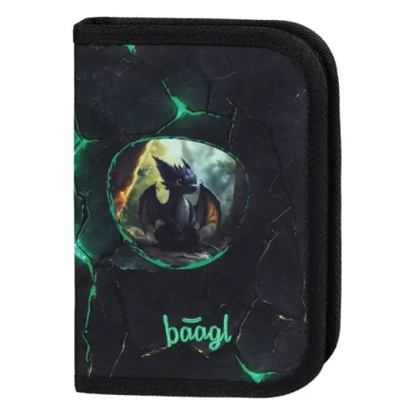 BAAGL Školní penál jednopatrový Draci (A-35947)