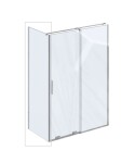 RAVAK - Roll Sprchová stěna 90x195 cm, chrom/čiré sklo X90V70C00Z1