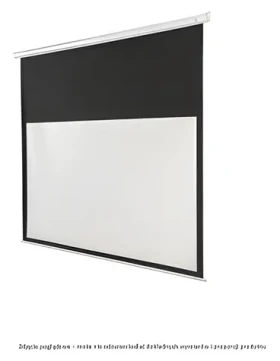 Cinema 200 / Projekční plátno / ruční nástěnné / 16:9 / 200x200 cm / bílá, matná (1EVS37)