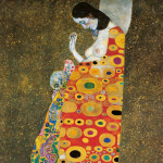 Nástěnný kalendář poznámkový 2027 Notique Gustav Klimt, 30 x 30 cm