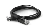Wantec CAT6a U/UTP 25 m černá / Patch kabel / RJ-45 / 2,8 mm (7322)