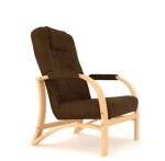 BRADOP Křeslo FLAVIO R51 - žluté